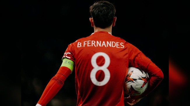 Kapten Manchester United, Bruno Fernandes. [Instagram]